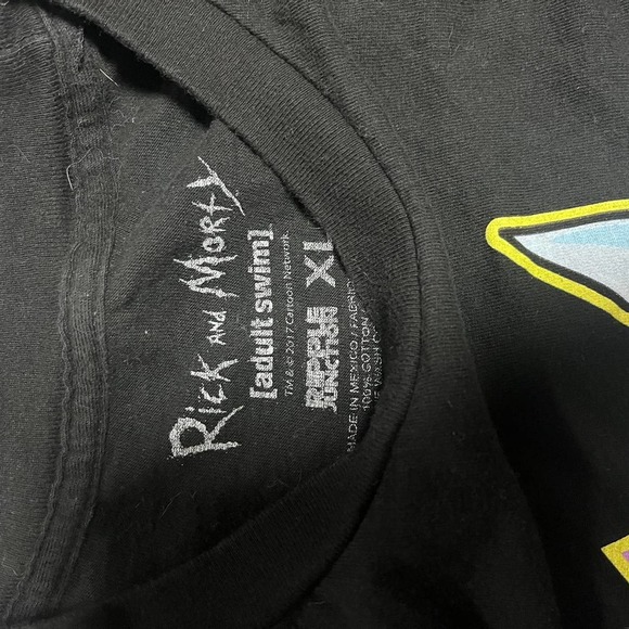 Mens rick and morty xl t shirt black - Picture 3 of 3